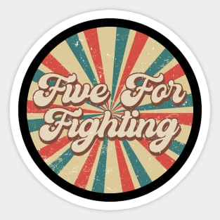 Circle Design Fighting Proud Name Birthday 70s 80s 90s Styles Sticker